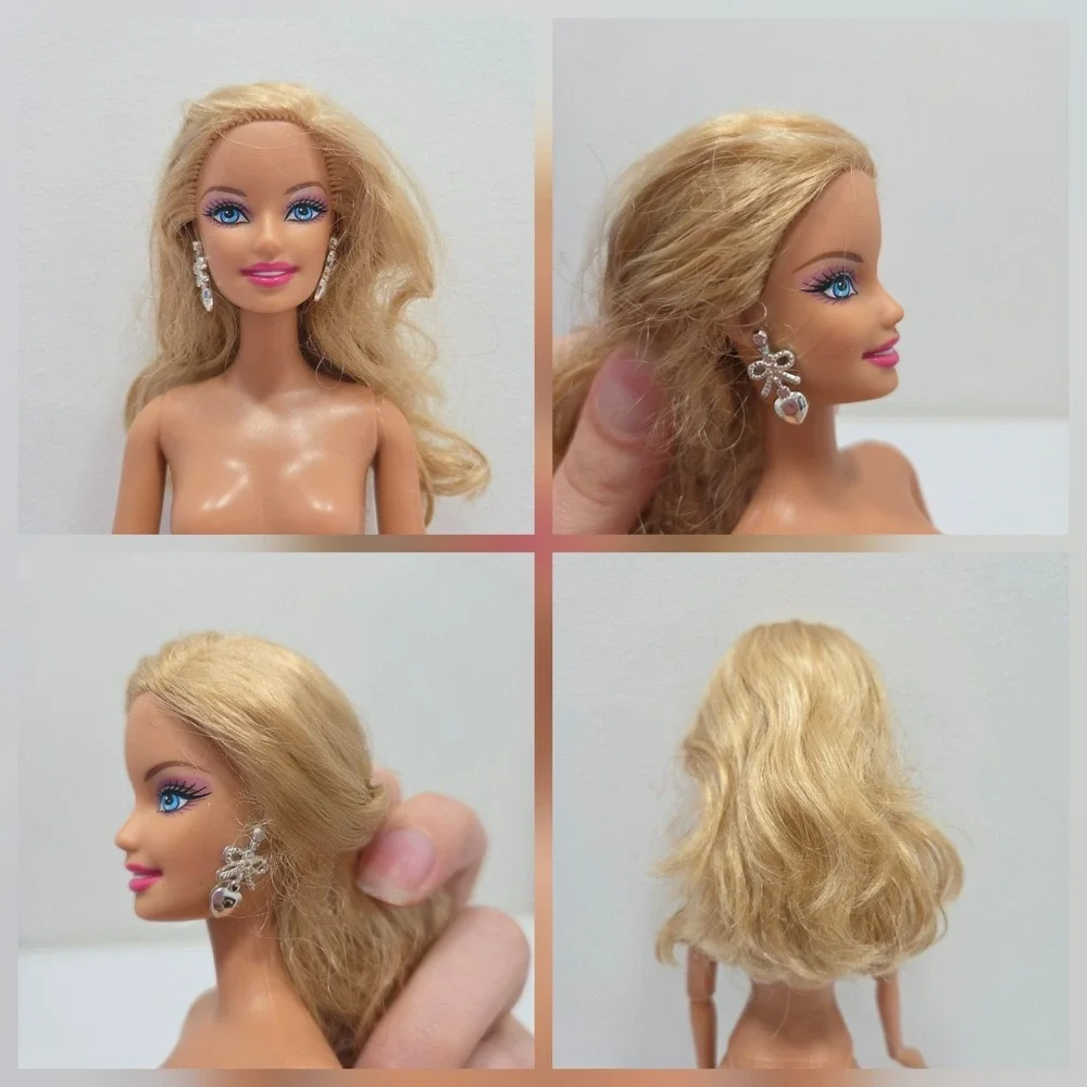 Nude Barbie 2009 Fashionistas Glam Wave 1 Articulated Blonde CEO Face R9878 Doll